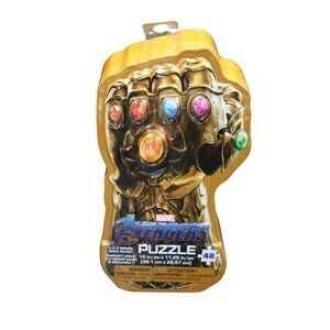 Marvel‎ Avengers Puzzle  Own Infinity Gem  Gauntlet  48-Piece Metal Tin